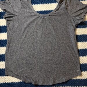 Marika Gray Scoop Neck Women’s Workout Top